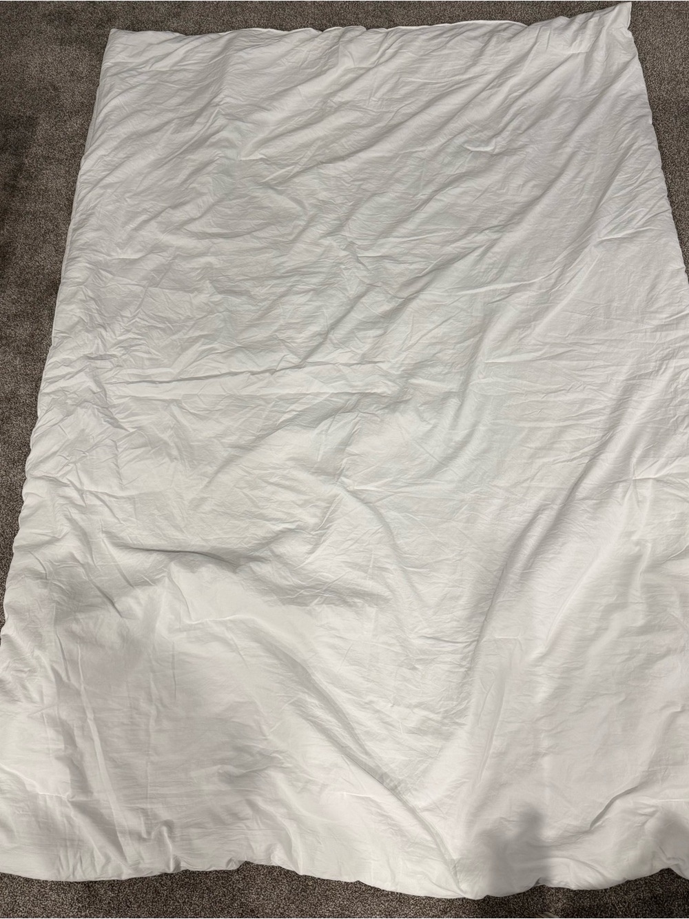 White Home Bedding comforter - Classic Minimal Style- lightweight- twin XL